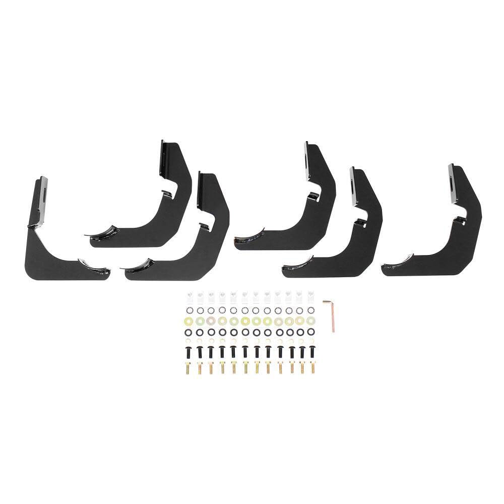 Westin 21-22775 Pro Traxx 4 Oval Nerf Bars Fits 2005-2023 Tacoma Double Cab Black Pair
