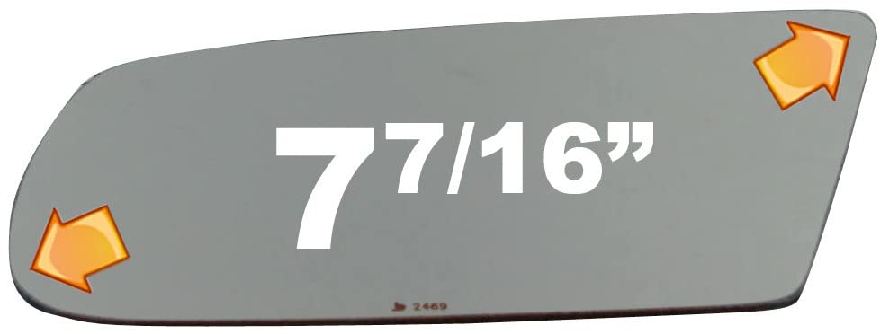 Burco 2469 Driver Side Replacement Mirror Glass For 1988-1996 Buick Regal, 1990-1994 Chevrolet Lumina, 1988-1996 Pontiac Grand P