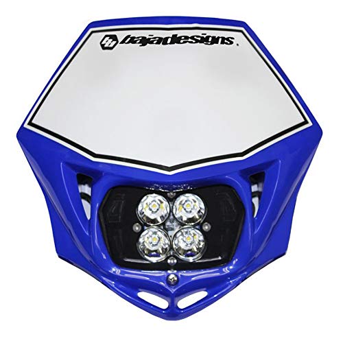 Baja Designs Motorcycle Squadron Sport LED A/C Headlight Kit with Shell (Black)