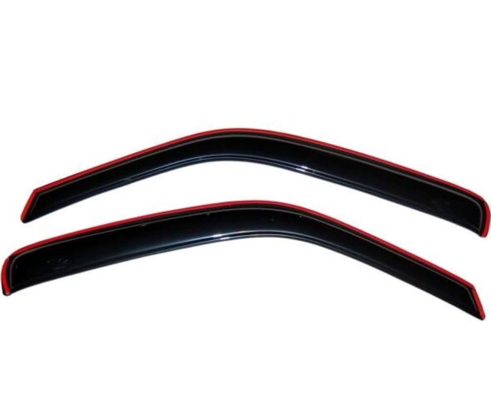 Auto Ventshade [AVS] In-Channel Ventvisor / Rain Guards | Fits 1992 - 2006 Ford Econoline Vans- Smoke, 2 pcs. | 192077