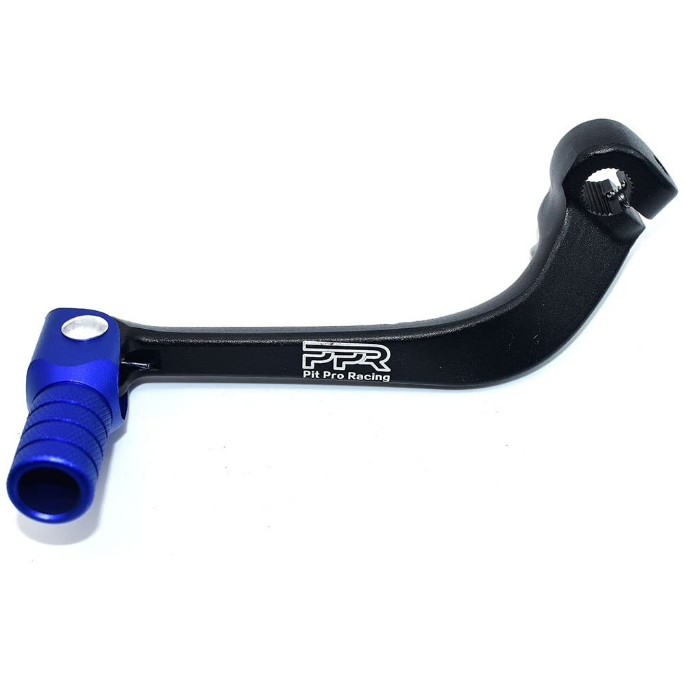 Gear Shift Lever, Alloy Aluminium Gear Shifter Lever Fits for Motorcycle BSE CRF 110 TTR 125 Motorcycle 50cc 110cc 250cc Dirt Pit Bike(Black&Blue) -Like New