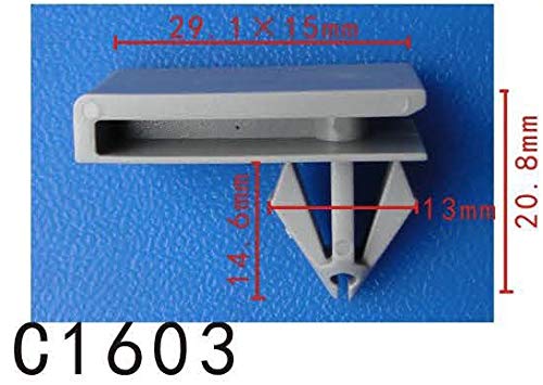 Autobahn88 Retainer Clip For Sill Panel,Rocker Panel, Compatible With Gm (Oem: 15221959) (Pack Of 20)