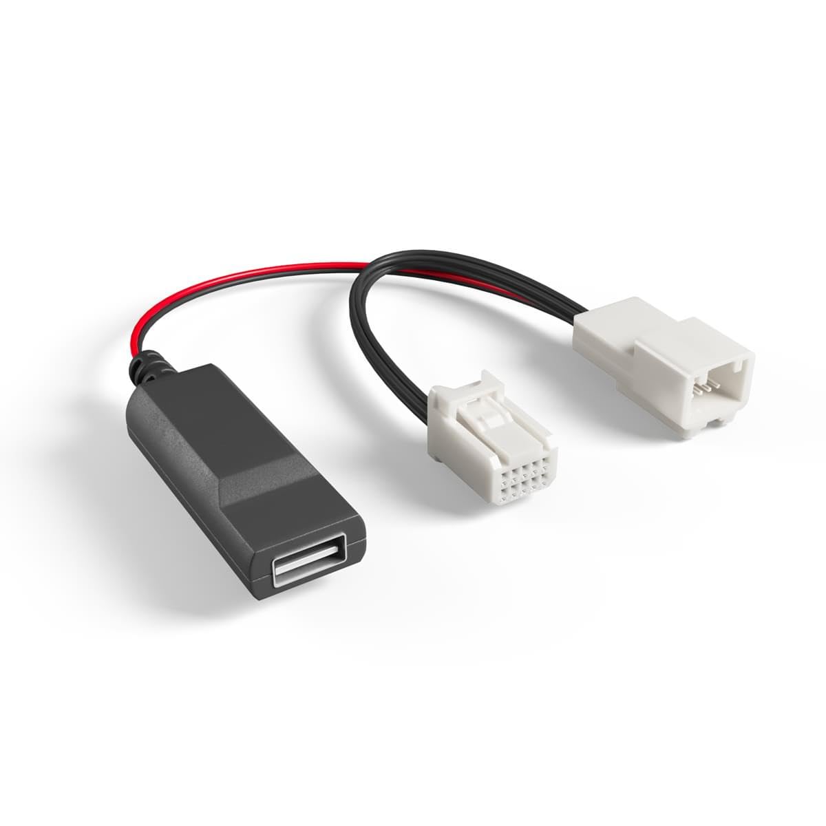 Dongar Dashcam Power Adapter (10-pin Type B). Compatible with Select Toyota, Lexus, Subaru Models. Connects to Rearview Mirror, 