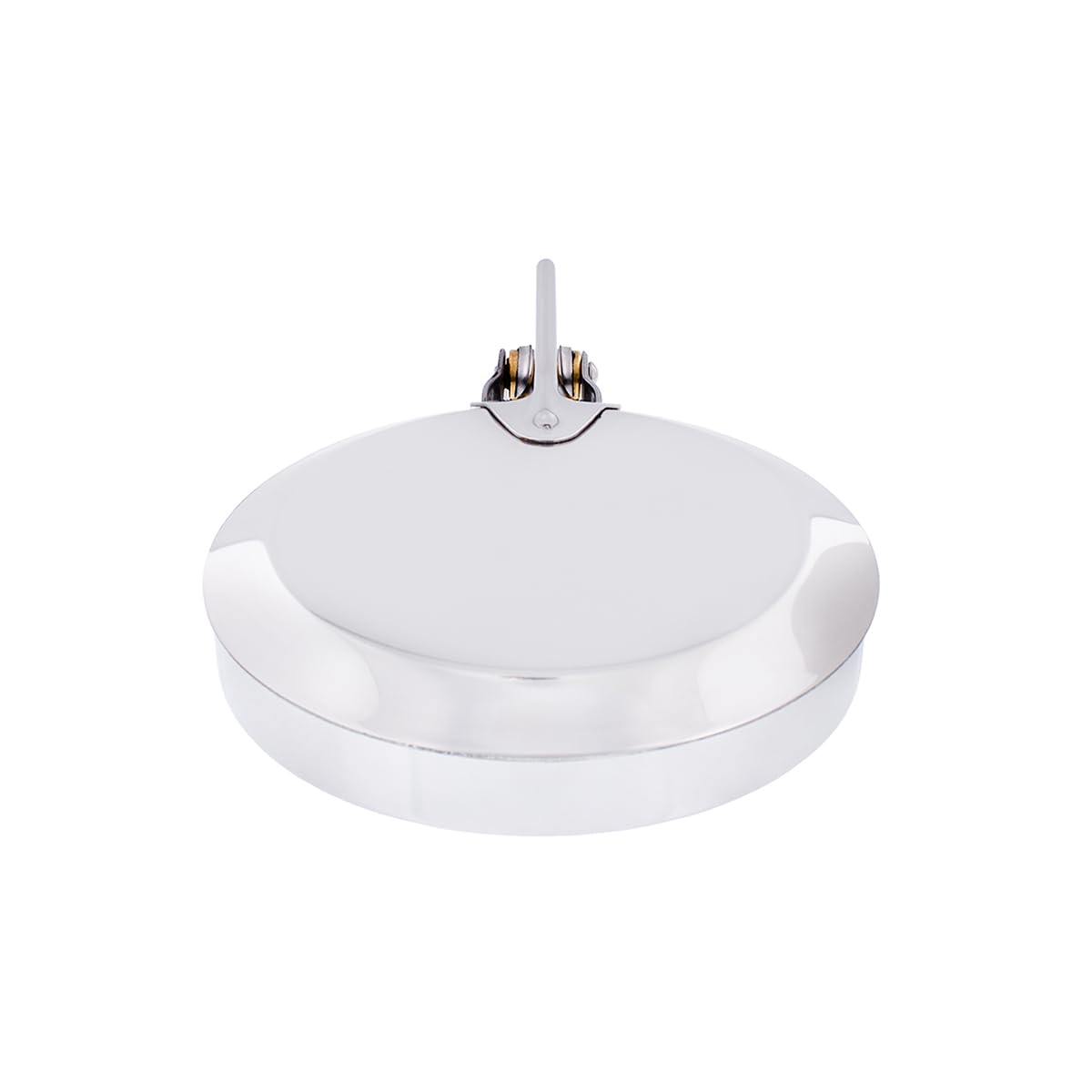 United Pacific 21327 Stainless Steel Rain Cap For 6    Diameter Straight Stack, 430 Stainless Steel Construction, Counter-Balanc
