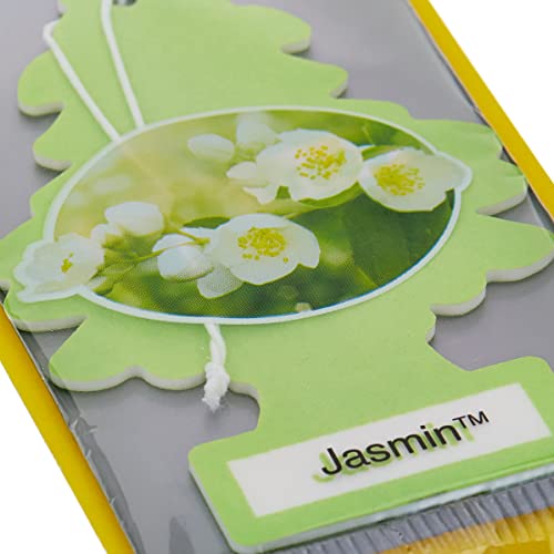 Little Trees Car Air Freshener Hanging Paper Tree For Home Or Car , ''Lime Green    , Jasmin Scent