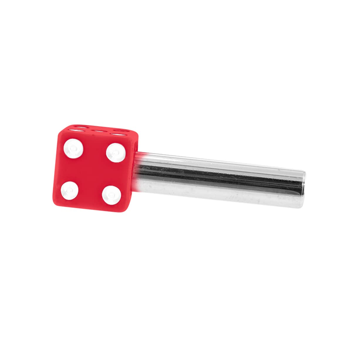 United Pacific 70040 High Impact Plastic Construction Dice Door Lock Knobs For Classic & Vintage Cars/Trucks, 10-32 Thread - Red