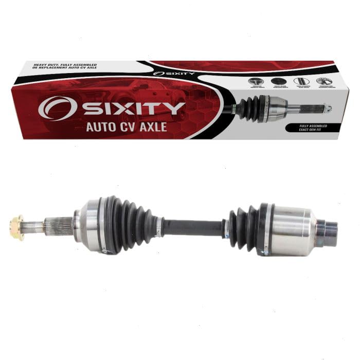 Sixity Auto Front Right CV Axle compatible with Dodge Journey 3.5L 3.6L V6 2009-2019 - Passenger Side Complete Axle Shaft Assemb
