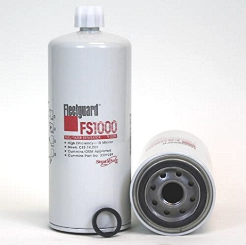 Fleetguard Fs1000, Diesel Fuel Water Separator (Pack Of 2)