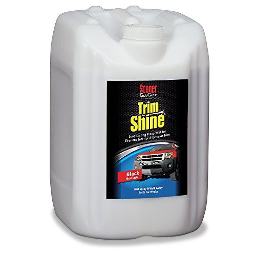 Stoner Car Care 91069 Trim Shine Protectant - 5-Gallon Clear Restores Dull Plastic, Vinyl & Rubber Interior/Exterior