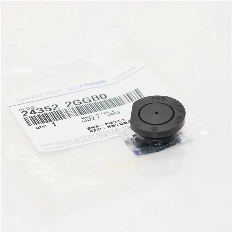 BIG TIGER PARTS Genuine OEM Plug 24352-2GGB0 for Hyundai Kia, Black, Ethylene Propylene Diene Monomer Rubber