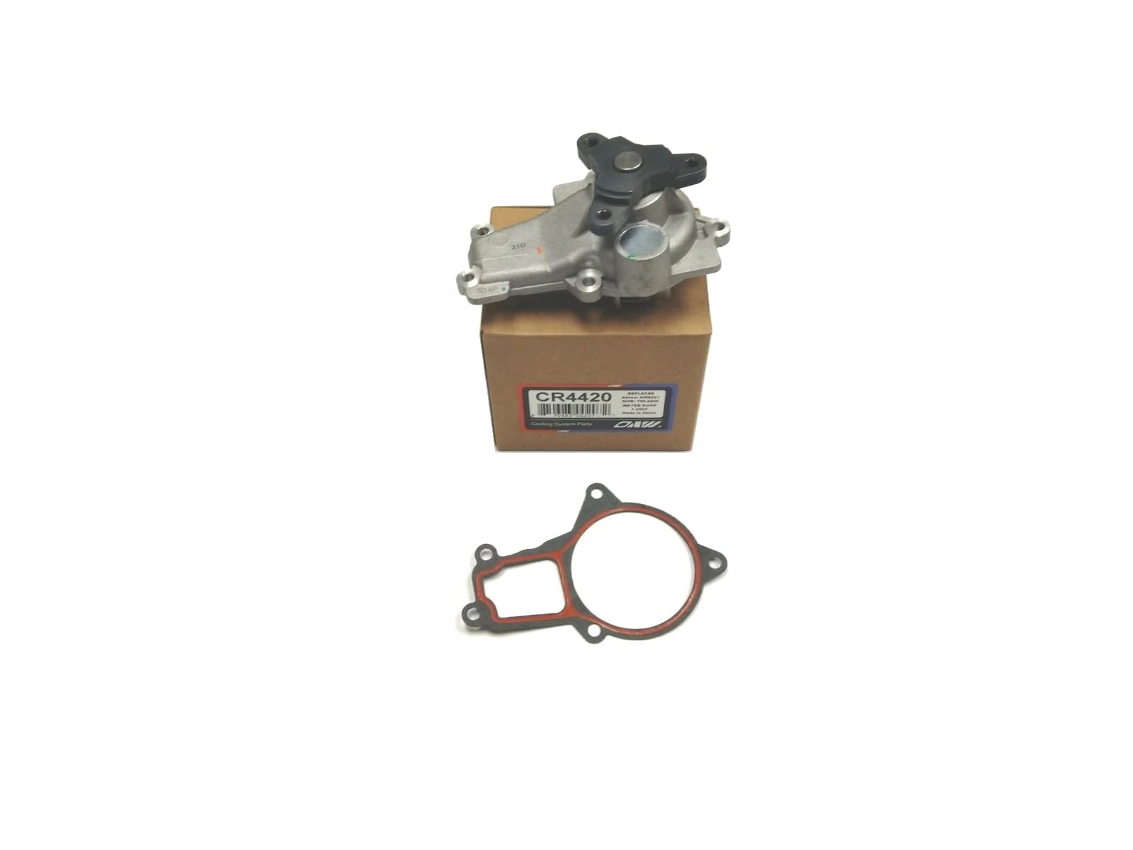 OAW CR4420 Engine Water Pump for Chrysler Dodge 3.3L 3.8L V6 on 2008 2009 2010 Town Country Grand Caravan 2009-2010 Volkswagen R