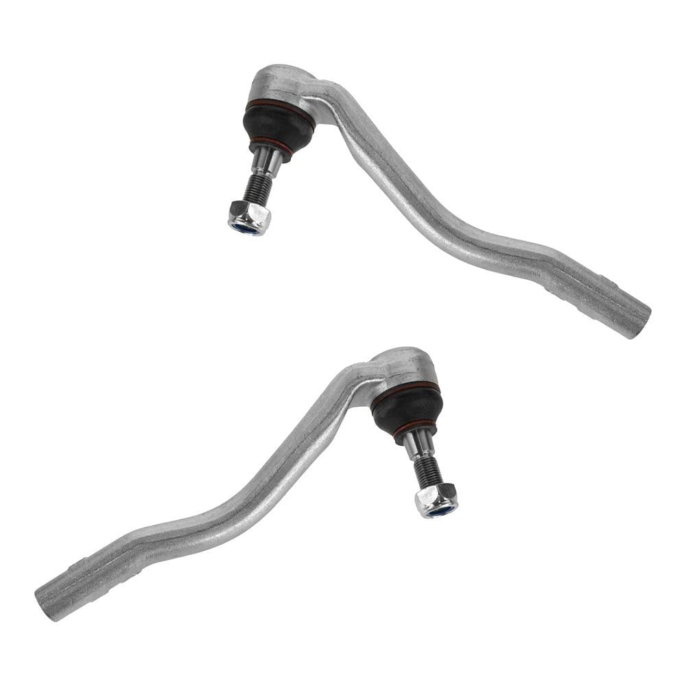 TRQ Front Outer Tie Rod Set Compatible with 2007-2009 Mercedes-Benz GL320 2010-2012 GL350 2007-2012 GL450 2008-2012 GL550 ML320 