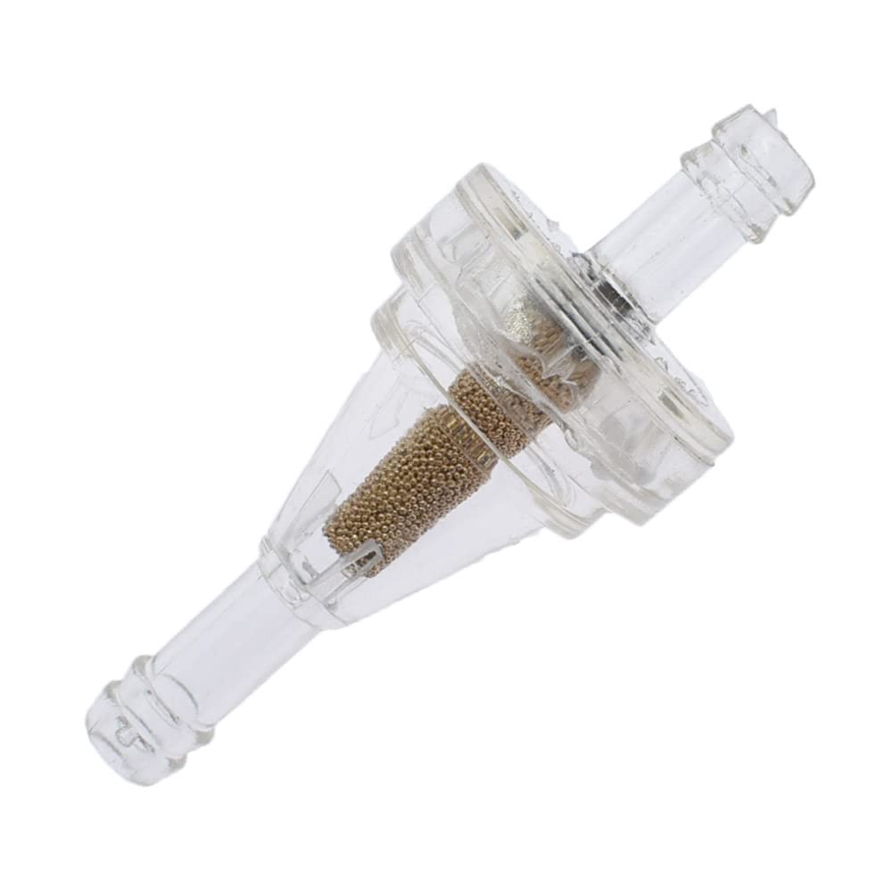 Bravecow 10Pcs Universal 1/4'' Fuel Filters Small Engine Inline Carb Fuel Gas Filters For Dirt Bike Atv Utv Motorcycle Snowmobil