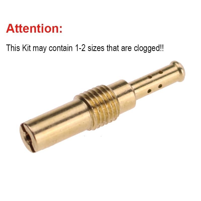 Glixal Slow Pilot Idle Jet For Keihin Oko Koso Cvk Gy6 Carburetor Atv Utv Buggy Scooter Moped Dirt Bike,32,35,38,40,42,45,48,50,