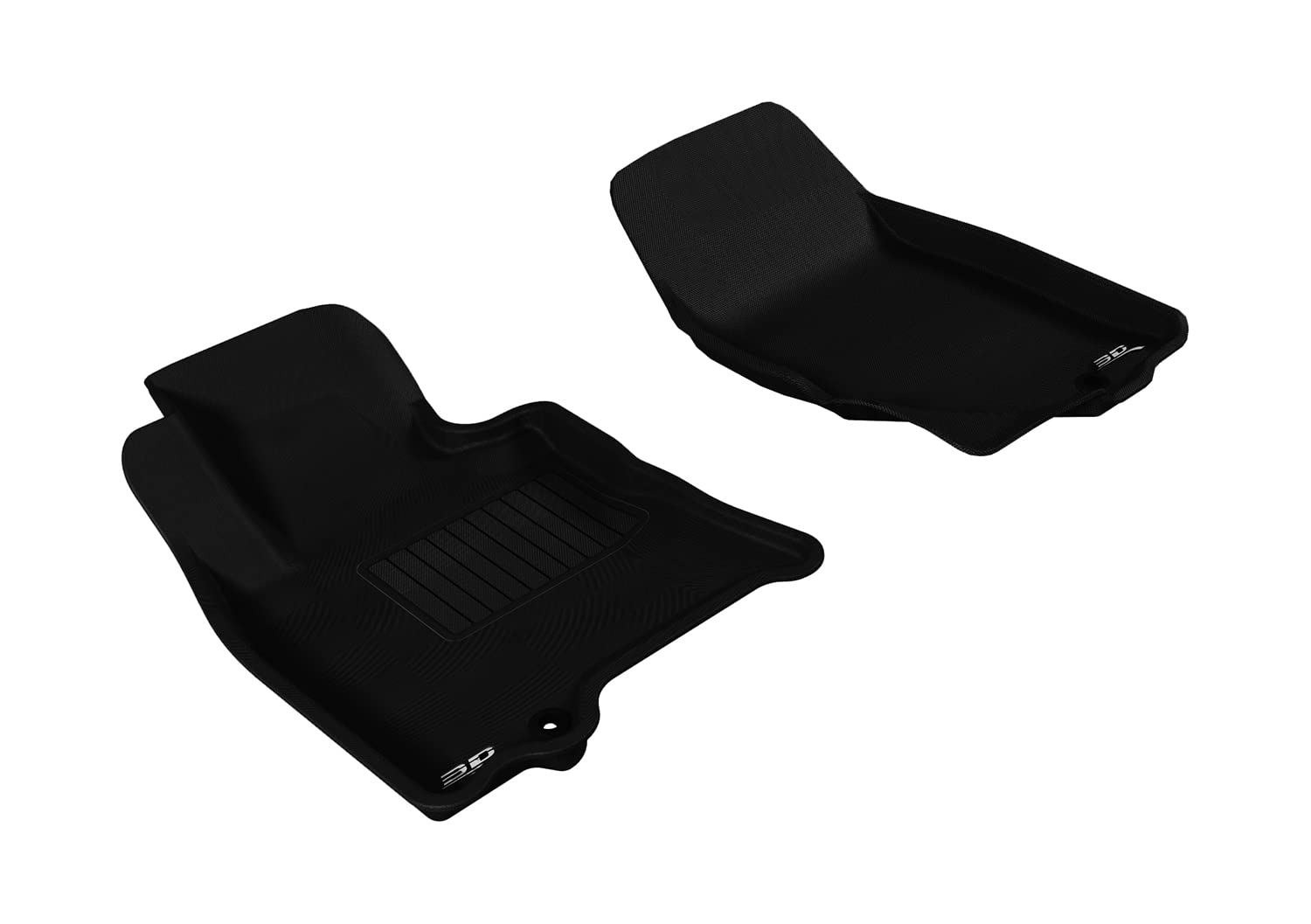 3D Maxpider Kagu Floor Mat (Black) Compatible With Infiniti Infiniti Qx70 2014-2017/Qx50 2014-2017/Fx35/50/50S 2009-2013/Ex35 20