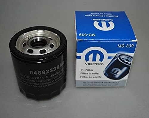 Chrysler Mopar Engine Oil Filter 4892339AB - Durable Steel Construction