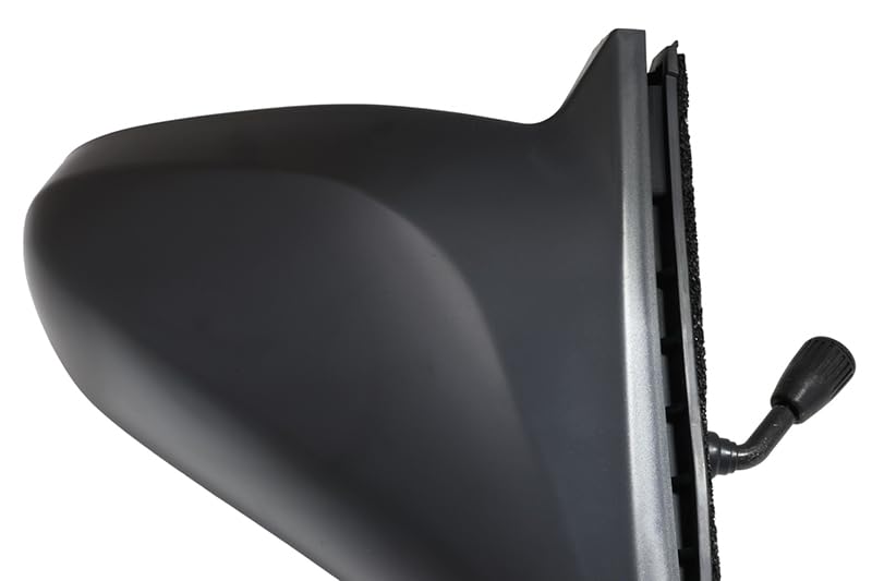 Gold Shrine Manual Remote Side View Mirror, Passenger Right, Black, Glass for Honda Civic Coupe/Hatchback 1996-2000