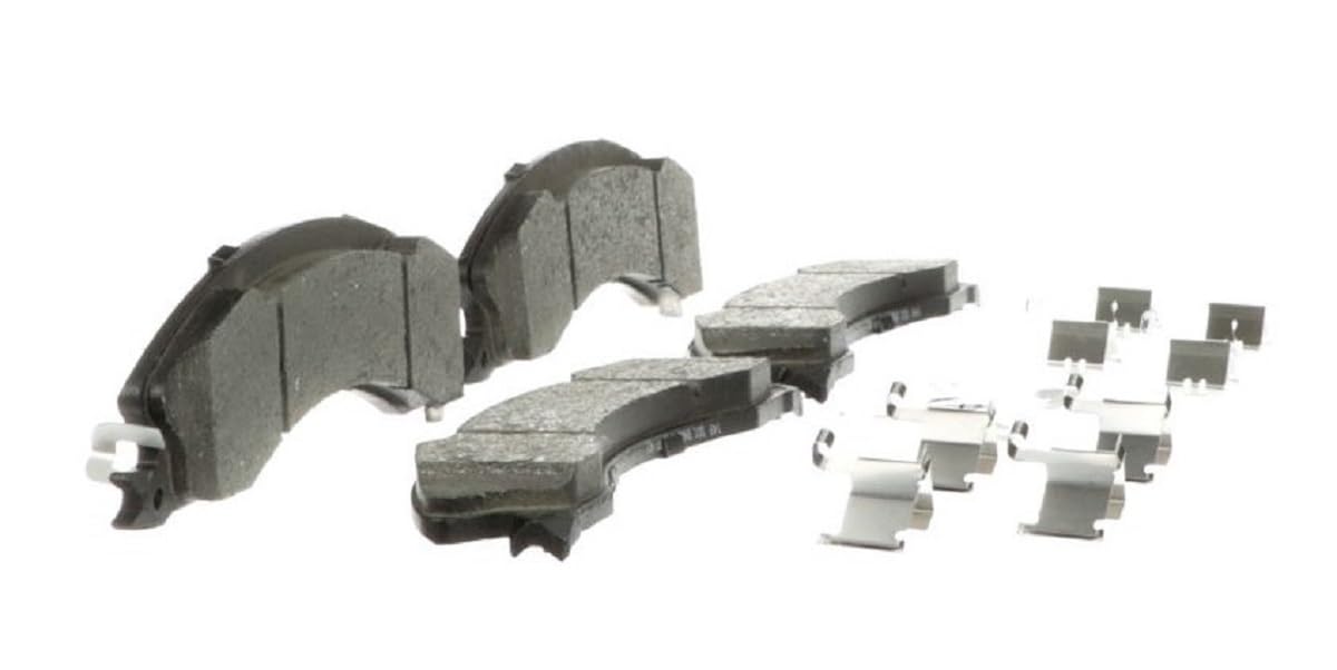 BOSCH BE1565AH Blue Ceramic Disc Brake Pad Set With Hardware - Compatible With Select Nissan NV1500, NV2500, NV3500, Titan XD; R
