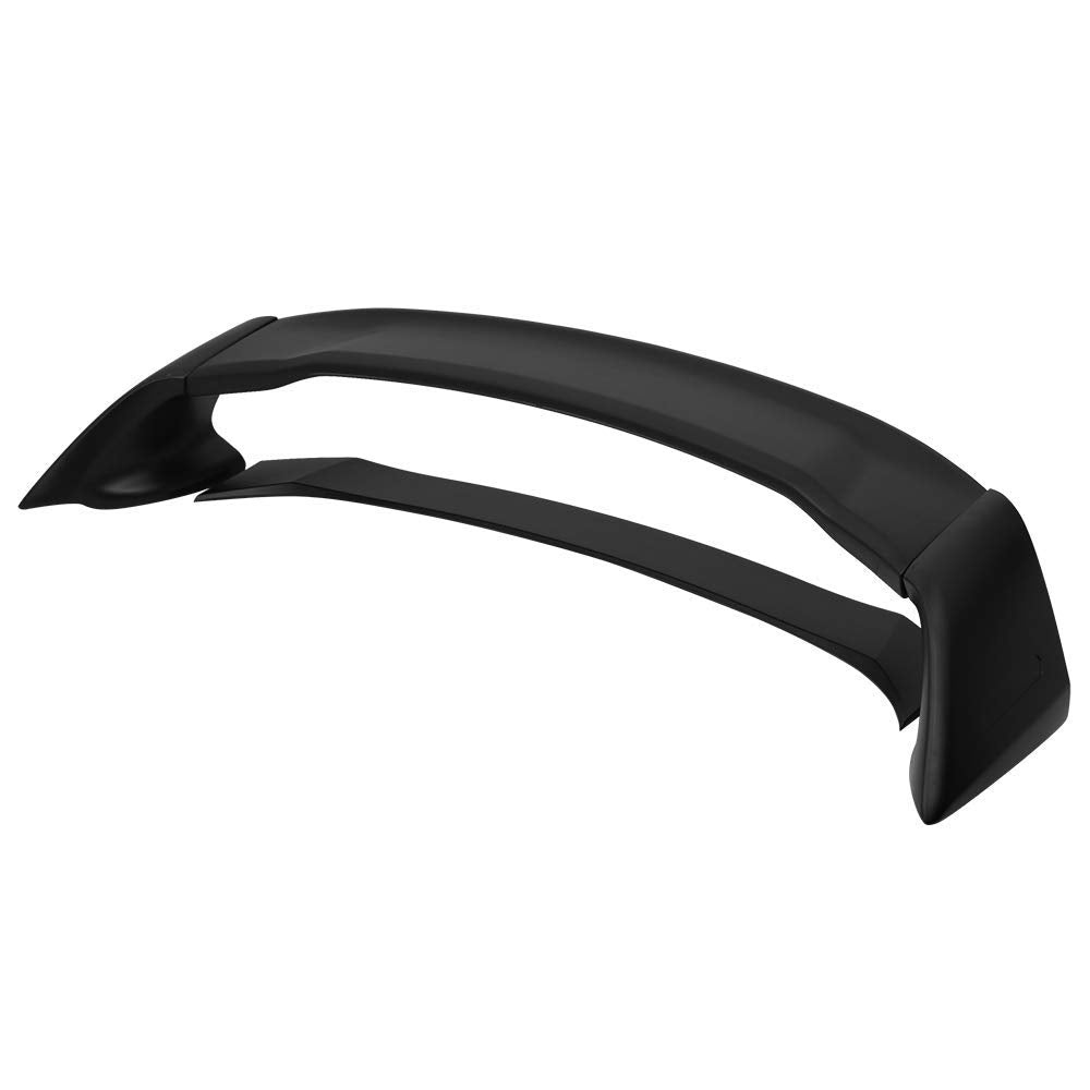 IKON MOTORSPORTS Trunk Spoiler for 2012-2015 Honda Civic, Unpainted ABS Rear Wing Tail Roof Top Lid
