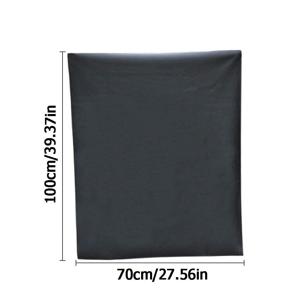 Anlstart Motorcycle Seat Cover, Universal Motorcycle Flexible Diy Seat Protector 39.37 X 27.56 Inch/100 X 70 Cm Black