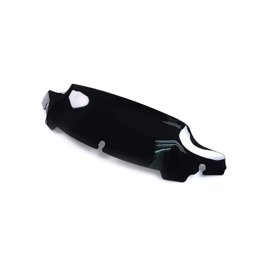 Wynmoto Black 4.5 Wave Windshield Windscreen Wind Splitter Compatible For 14-22 Harley Davidson Touring Electra Glide Street Glide 2014 2015 2016 2017 2018 2019 2020 2021 2022