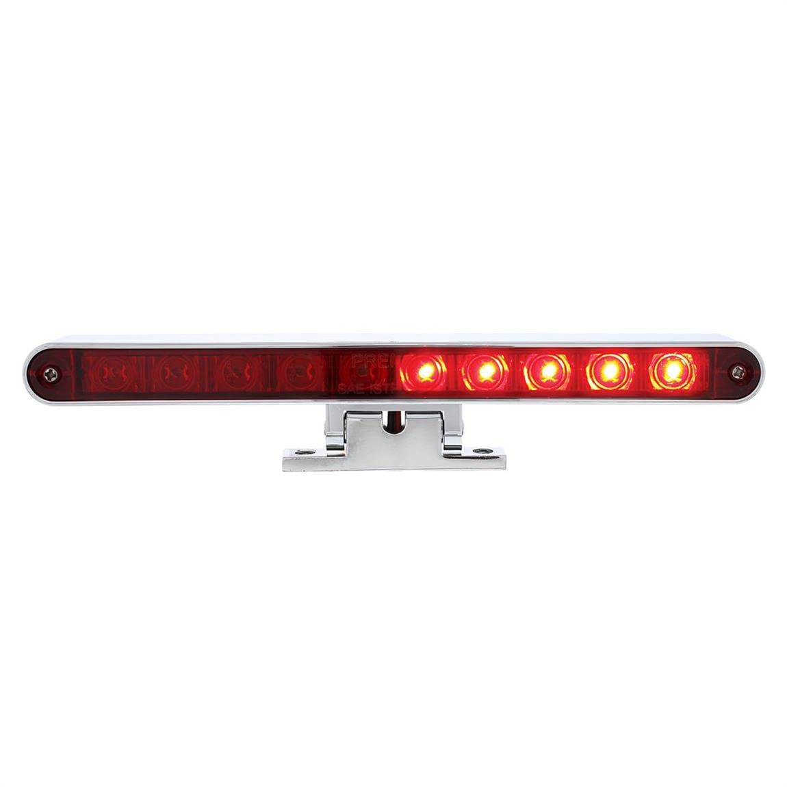 United Pacific 33010 LED 3rd Brake Light with Chrome Swivel Base, Red Lens