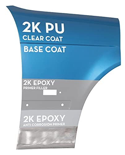 CAR-REP 2K Polyurethane Clear Coat, High Gloss, Easy Application, 11oz Aerosol Can, Clear