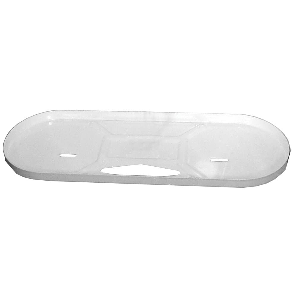 JR Products 07-30485 Polar White Tank Pan
