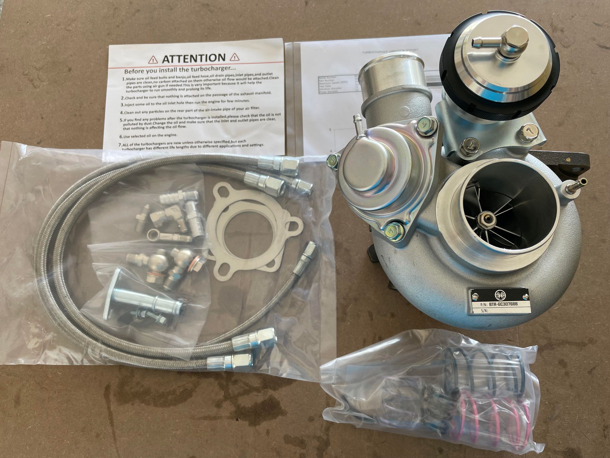 BTR 2010-12 *13-14* Hyundai Genesis Coupe 2.0T Bolt on Ball Bearing Turbo Kit (BTR-GC3076BB) V2