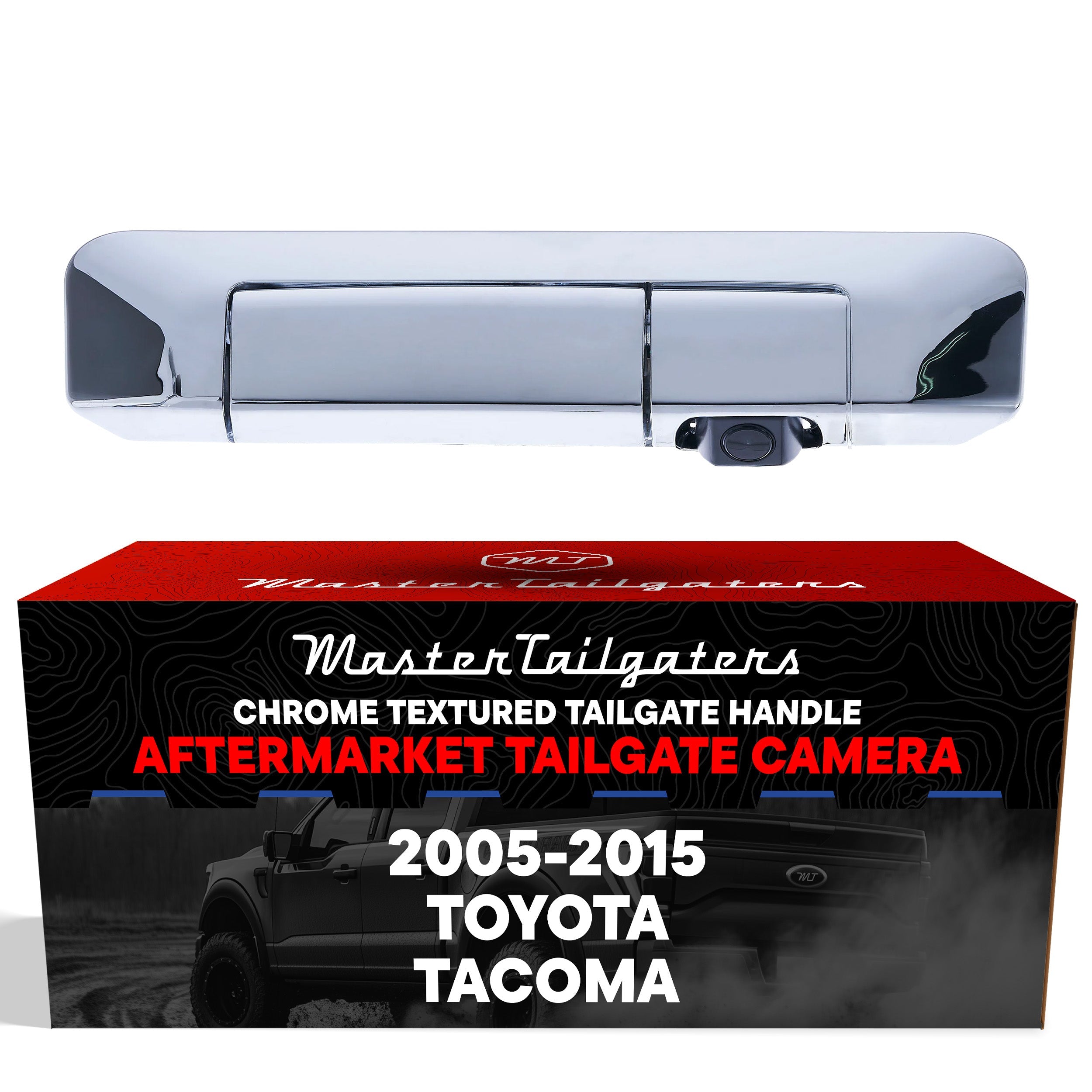 Toyota Tacoma (2005-2015) Chrome Replacement Tailgate Handle with Backup Camera