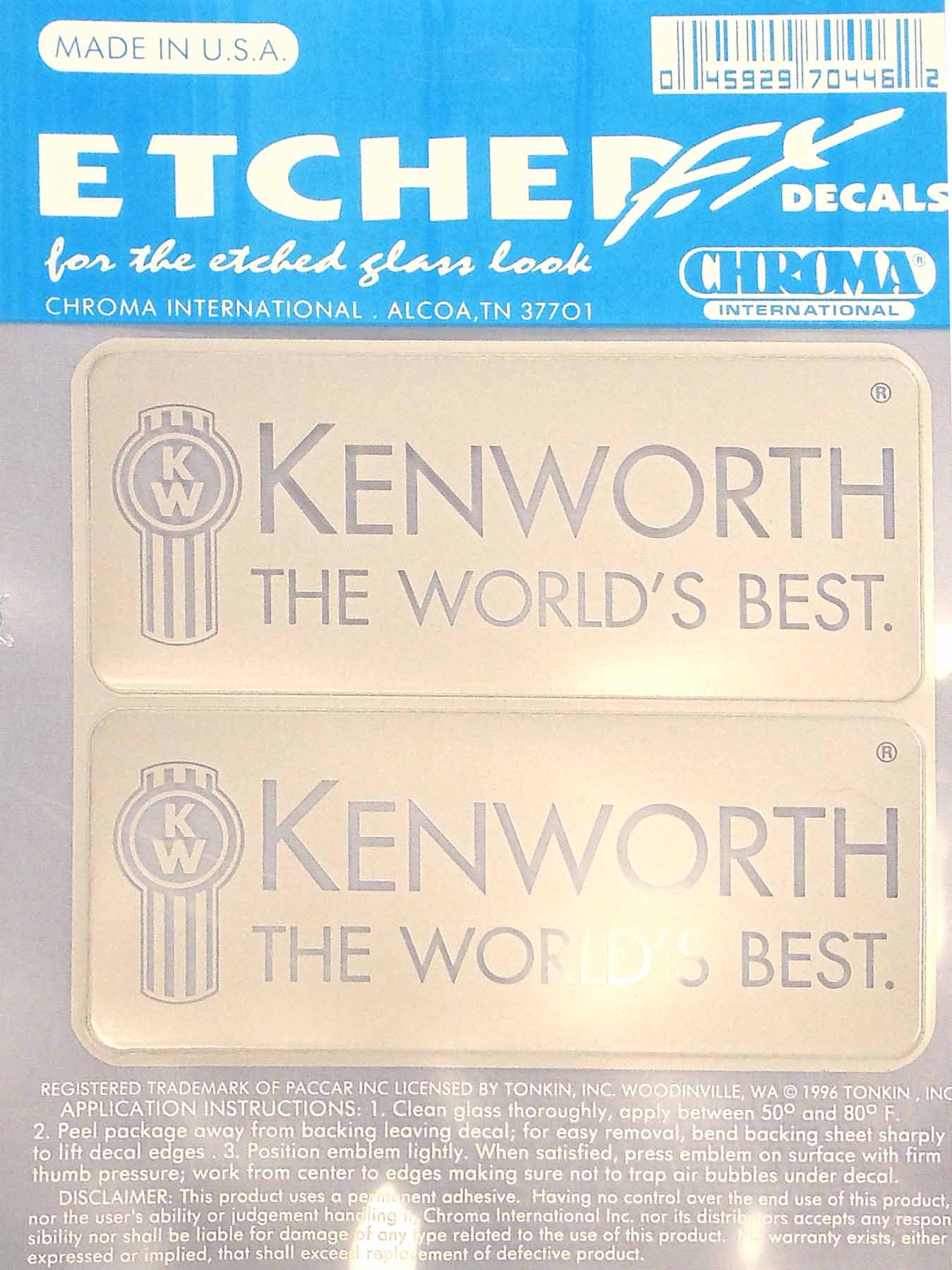 ETCHED FX KENWORTH