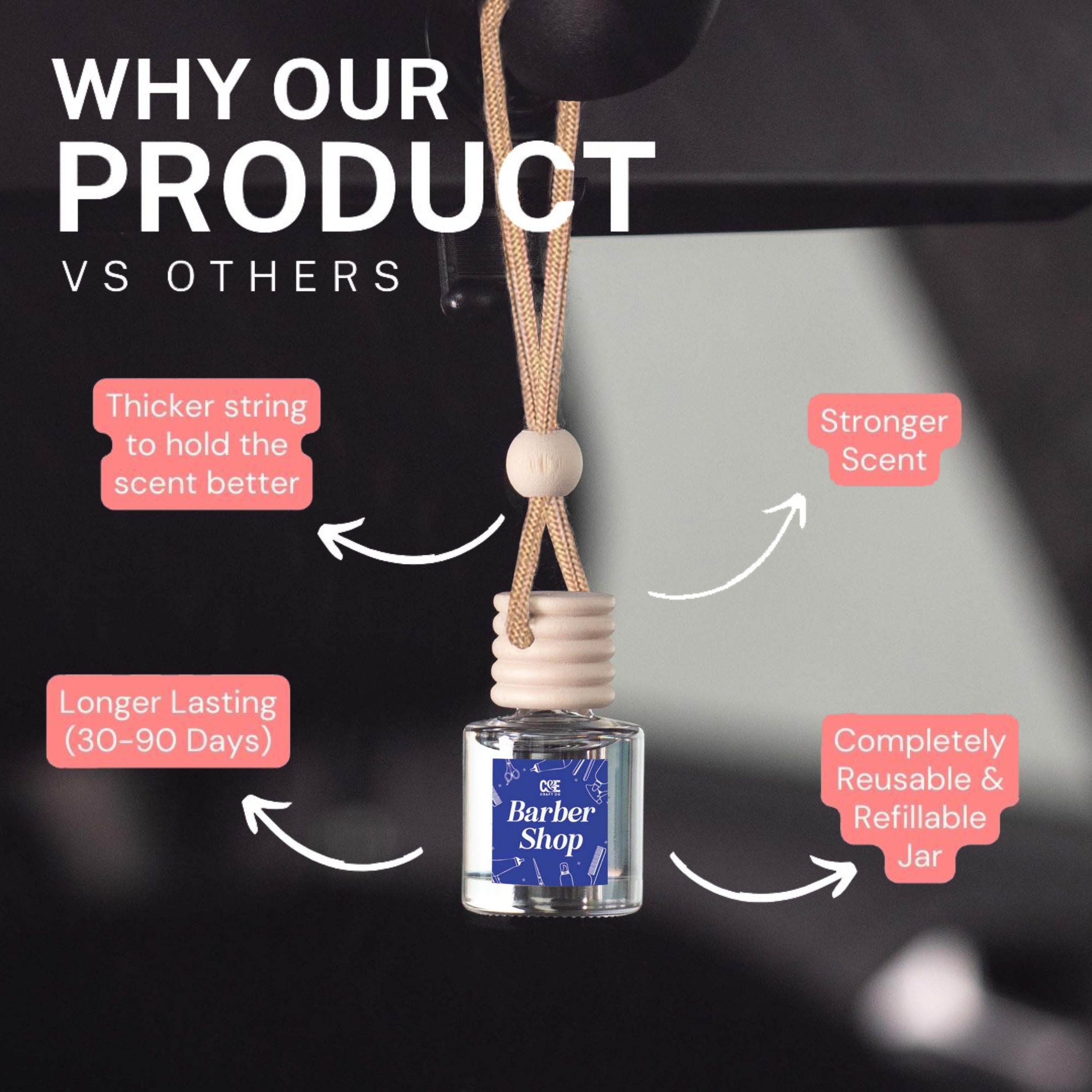 Morning Coffee Scented Car Freshener