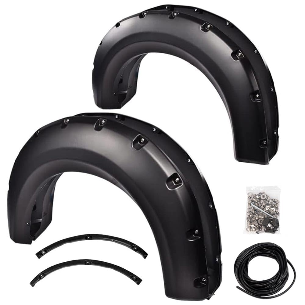 PIT66 4 Pcs Fender Flares, Compatible With 2009-2014 Ford F150 Styleside(NOT For Platinum and Raptor models), Wheel Flares Set P