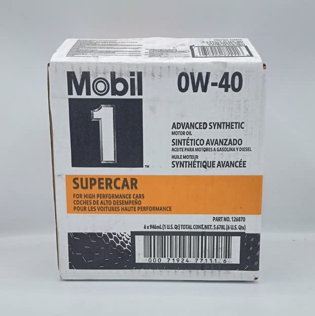 Mobil1 123875 ESP Formula Engine Oil 0W40 (6 quarts)