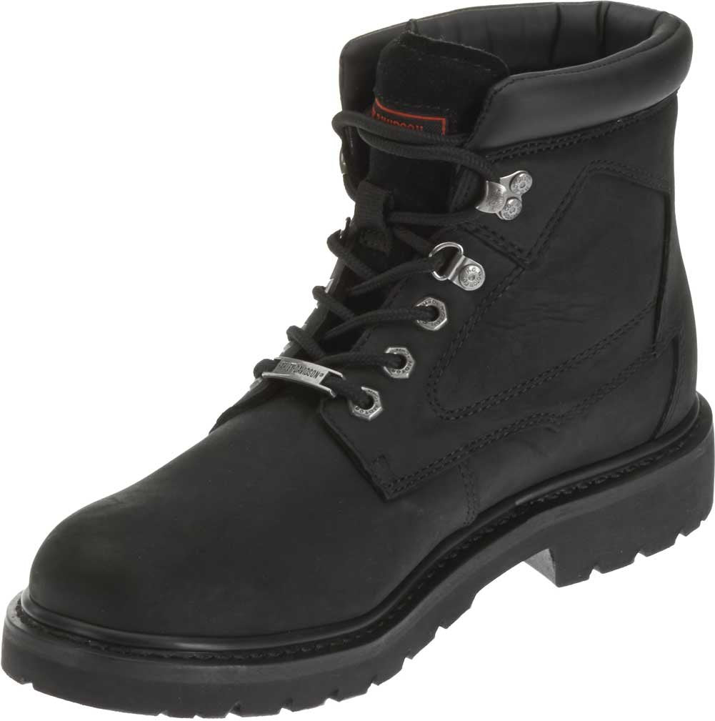 Harley-Davidson Footwear Men'S Badlands Leather Motorcycle Casual Boot, Black, 9.5 Medium Us