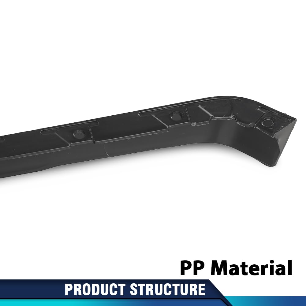 PIT66 Front Lower Deflector Valance Panel for 2020-2022 Ford Super Duty, Black, Polypropylene, Fits F250 F350 F450 F550 Tremor Package