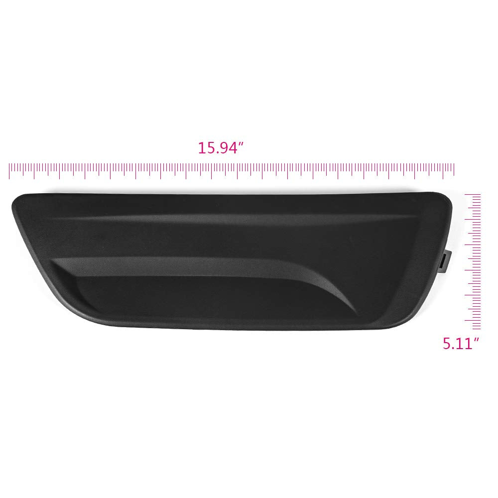 Pit66 Fog Light Covers, Compatible With Malibu Eco 2013-2014/Malibu 2013-2015(Submodel: Ls, Lt)/Malibu Limited 2016 (Submodel: L