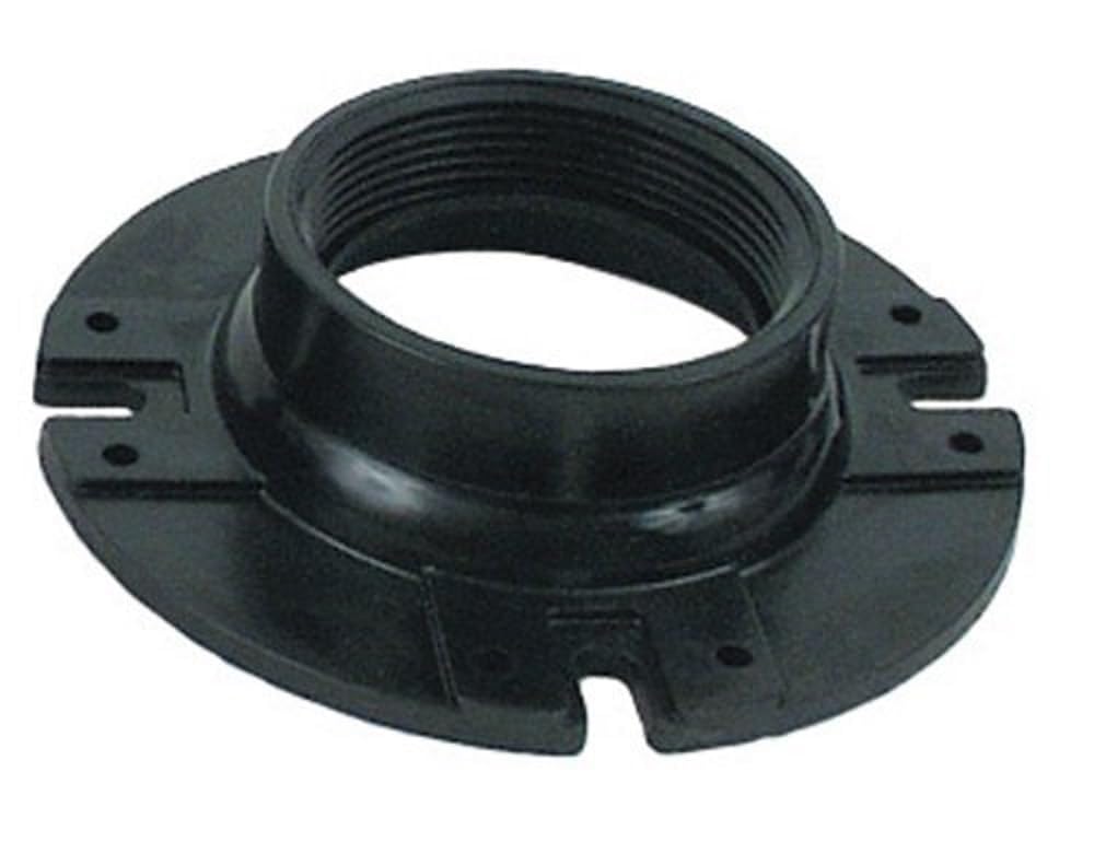 Valterra T05-0784 4 x 3 1.80 Female Threaded Floor Flange , Black