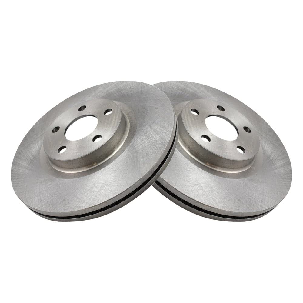 Trq Front Brake Rotors Set Vented Compatible With 2017-2020 Lincoln Mkz