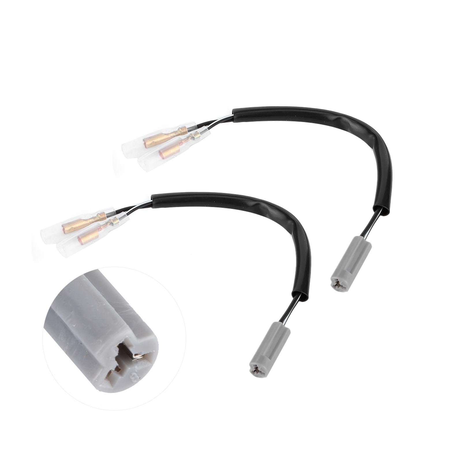 Turn Signal Wire Plug, Yctze 7.5in Turn Signal Wiring Adapter Plug Motorcycle Parts Fit for Yamaha YZF-R6 YZF-R1 FZ6 FZ10 Motorc