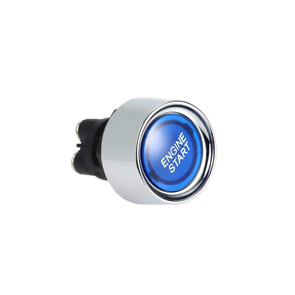 Start Switch 12V Dc 50A Blue Car Start Engine Button Stater