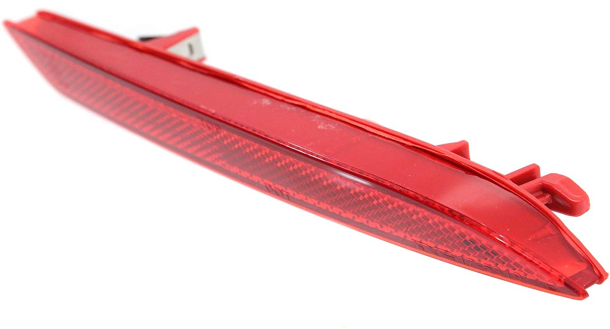 Evan Fischer Bumper Reflector Compatible with 2012-2014 Honda CR-V, 2010-2011 Insight, Fits 2011-2014 Acura TSX Wagon Rear Passe