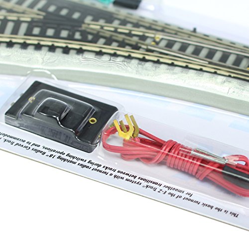 Ho Scale Bachmann Trains Snap-Fit E-Z Track Remote Turnout - Left