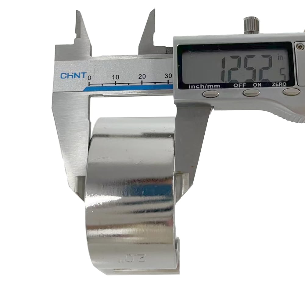 Elifecenter 1.75'' Exhaust Band Clamps T304 Stainless Steel 1-3/4 Inch Exhaust Narrow Lap Butt Clamps(2 Pieces)