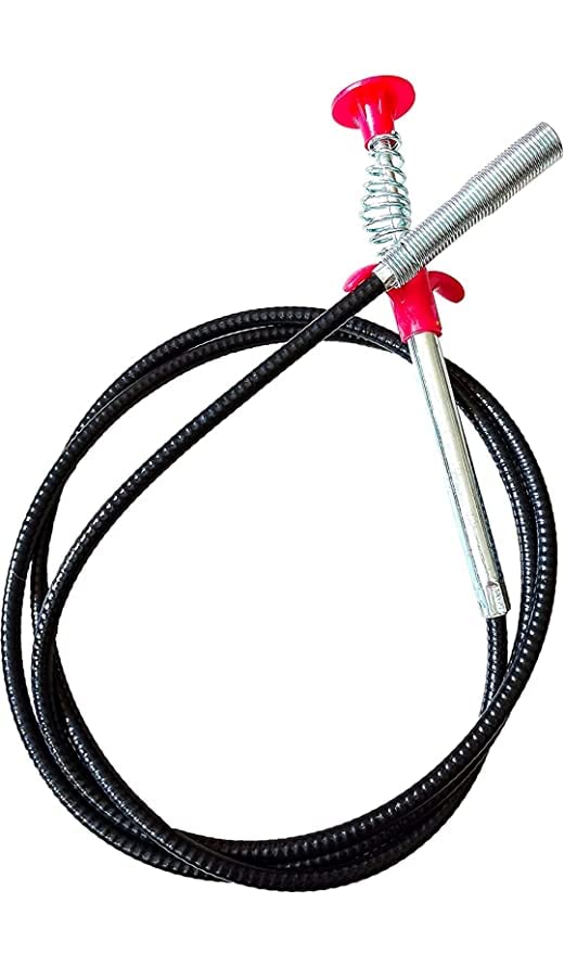 Jenico World Plastic Drain Pipe Cleaning Spring Stick, Hair Catching Drain Pipe Cleaning Claw Wire, Sink Cleaning Stick Sewer Si