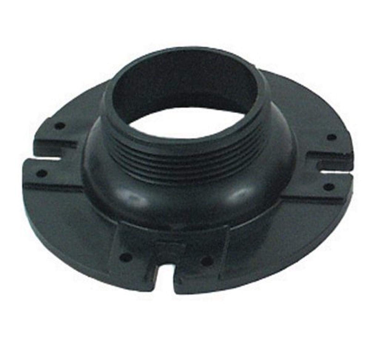 Valterra T05-0782 4 x 3 1.88 Male Threaded Floor Flange,Black
