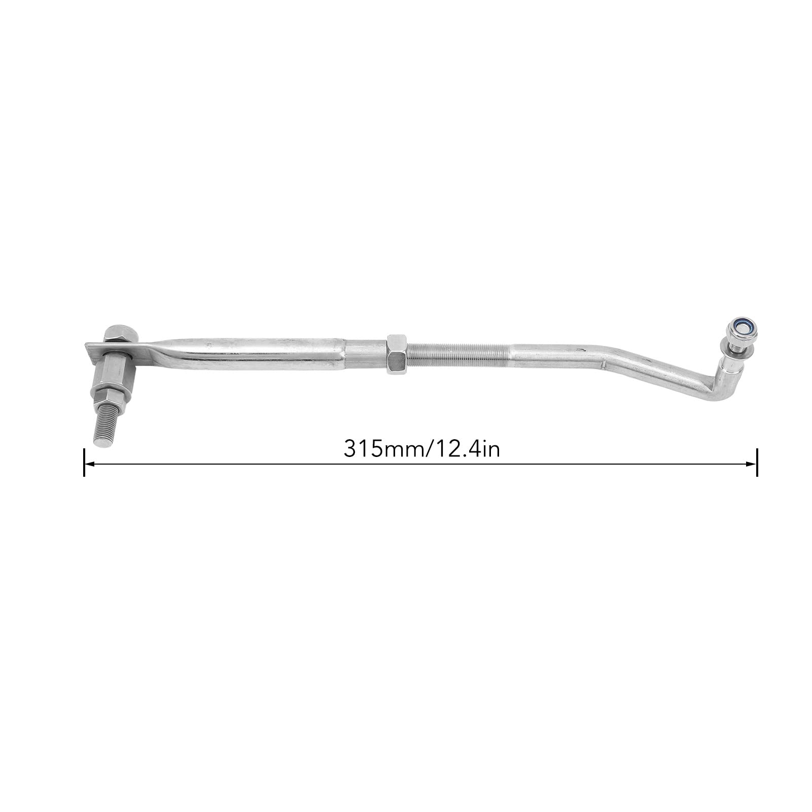Outboard Motor Steering Link 265?315Mm Adjustable Stainless Steel Universal Boat Engine Steering Tie Rod Drag Link Kit For 15Hp To 200Hp Outboard Engine