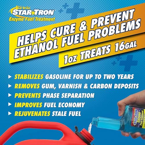 Star Brite Tron Enzyme Fuel Treatment Gas Additive (8-Ounce)
