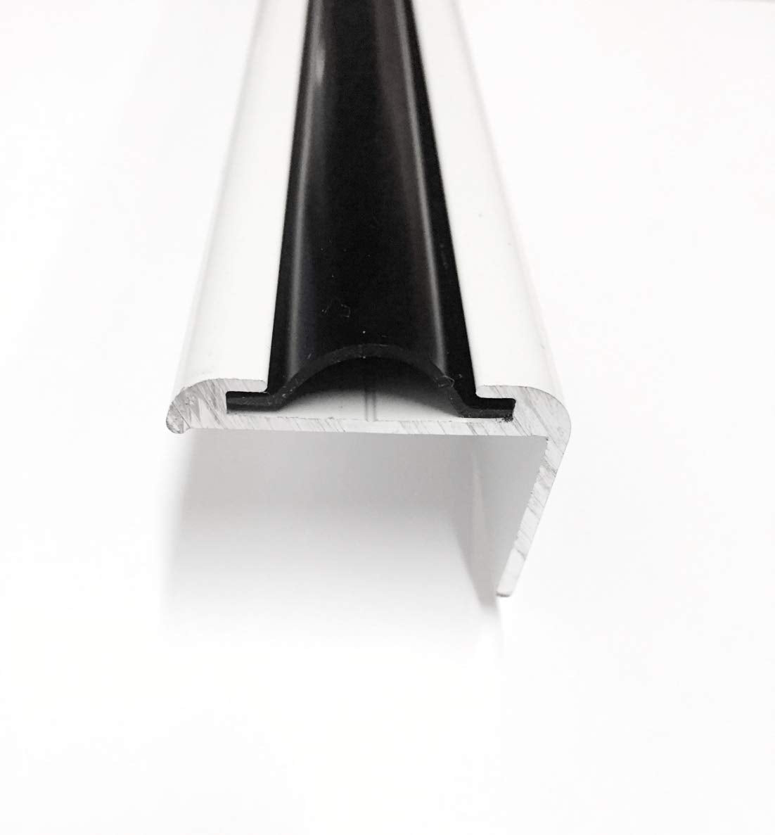 Qpn Black Vinyl 7/8" Insert Molding Trim Screw Cover Rv Camper Travel Trailer (35 Ft, Black)