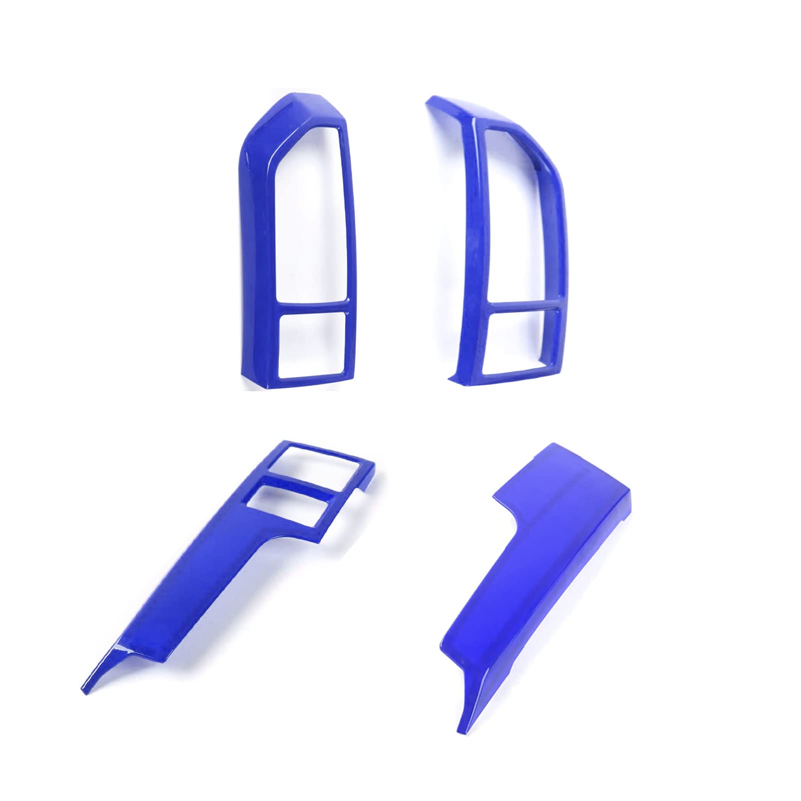 Keptrim For F150 Blue Central Console Air Conditioner Panel Trim For 2015 2016 2017 2018 2019 2020 Ford F150, 5Pcs